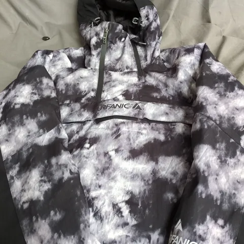 SURFANIC WATERPROOF JACKET GREY AND BLACK SIZE S