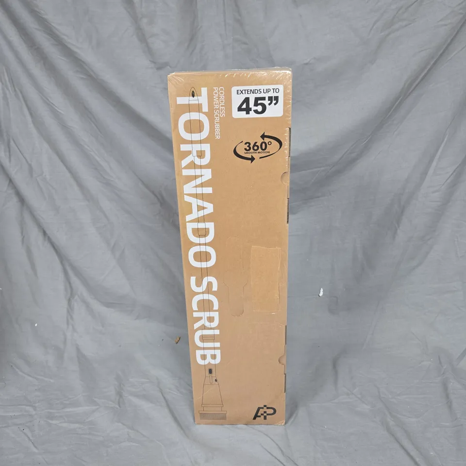TORNADO SCRUB CORDLESS POWER SCRUBBER – BOXED. SEALED