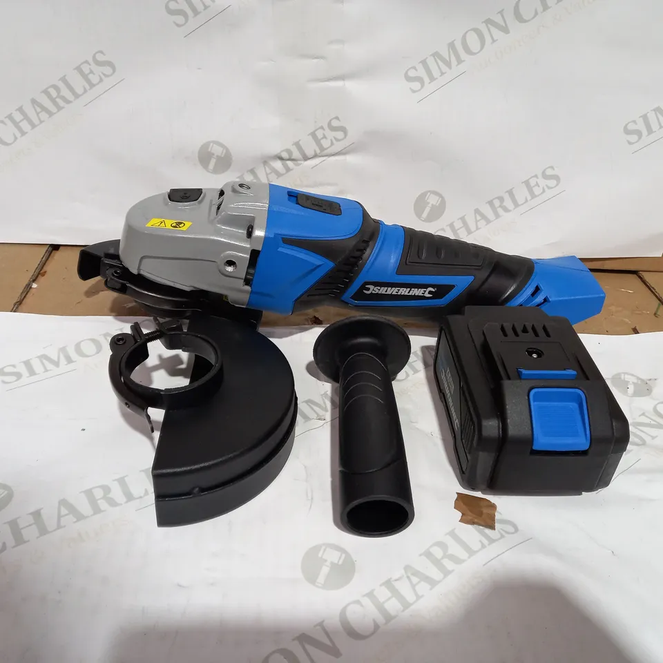 SILVERLINE 980960 18V CORDLESS 115MM ANGLE GRINDER