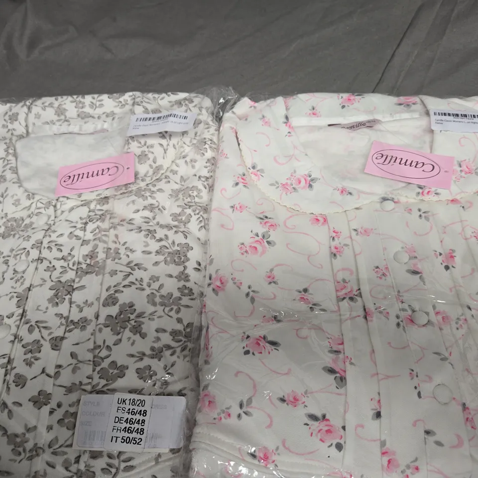 2 CAMILLE WOMAN'S NIGHTDRESS UK SIZE 18/20 AND 22/24