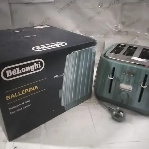 BOXED DELONGHI BALLERIN 4 SLICE TOASTER 