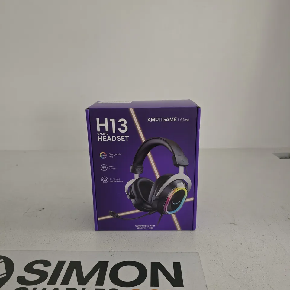 AMPLIGAME H13 GAMING HEADSET BOXED