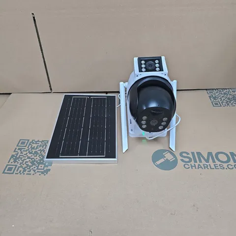 AI SOLAR CAMERA 2-IN-1 SOLAR SECURITY CAMERA KIT WITH SOLAR PANEL – 4G/WIFI, 4K