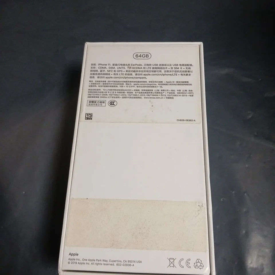 APPLE IPHONE 11 - BLACK – BOXED