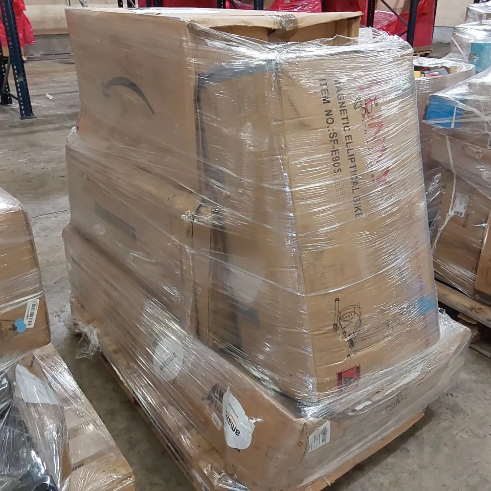 GREENWORKS 40V 41CM CORDLESS LAWNMOWER, SUNNY HEALTH & FITNESS MAGNETIC ELLIPTICAL BIKE, UMAY HOME FOLDABLE TREADMILL AND JLL CT300 HOME LUXURY ELLIPTICAL CROSS TRAINER - UNPROCESSED RAW RETURNS