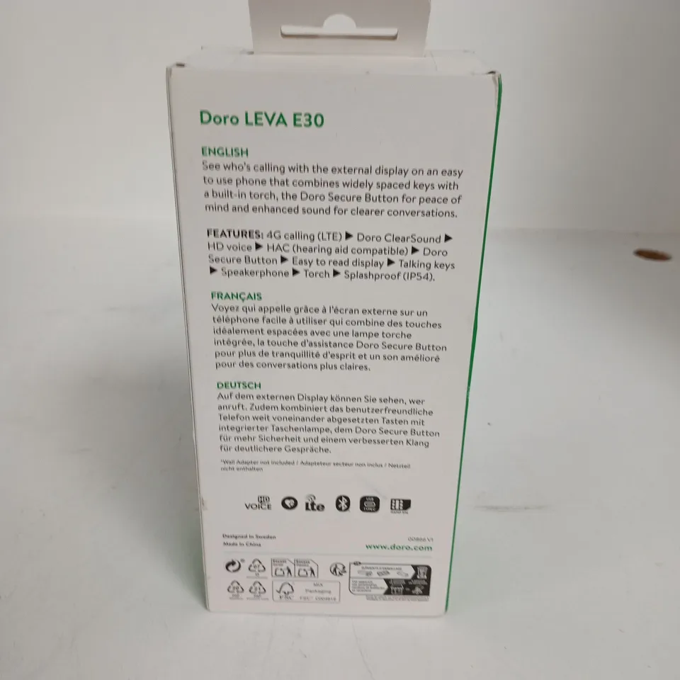 BOXED DORO E30 LEVA