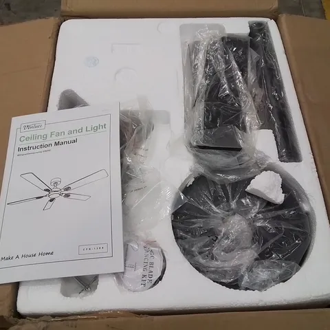 BOXED CEILING FAN AND LIGHT