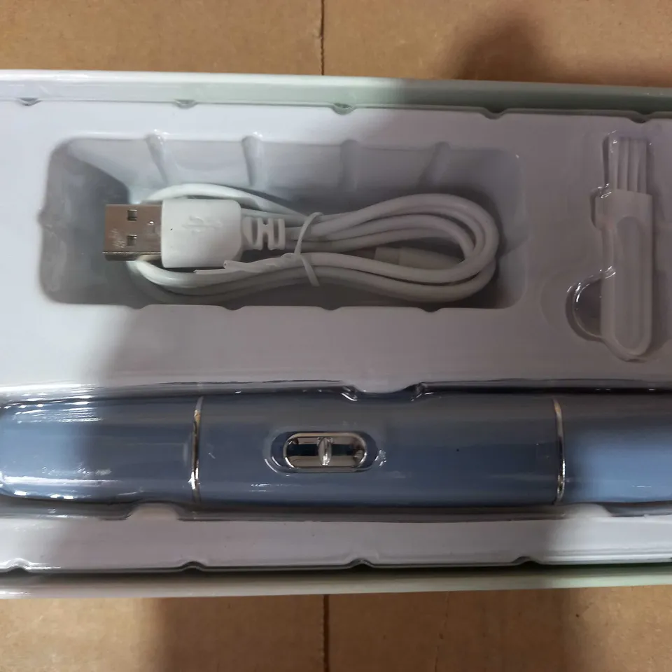 SIMPLY BEAUTY 2-IN-1 SUPER SMOOTH FACE & BROWS HAIR REMOVER - BLUE/SILVER