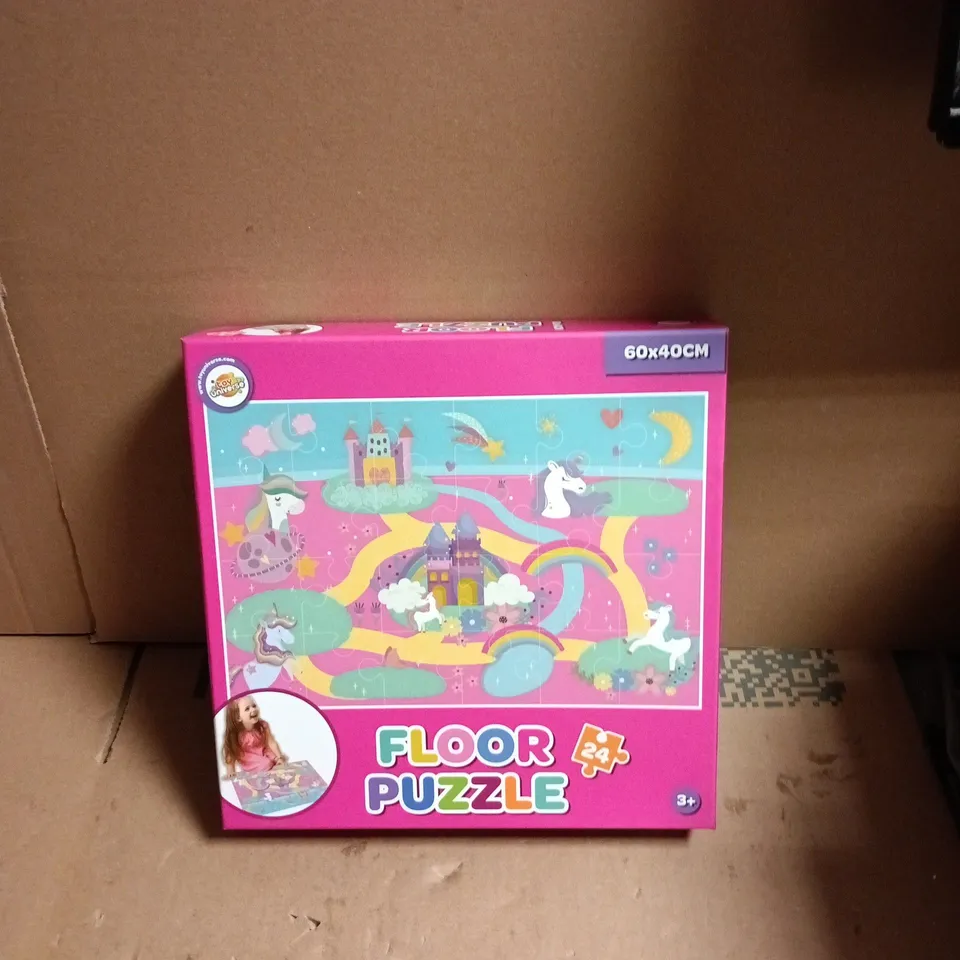 FLOOR PUZZLE – 24-PIECE UNICORN CASTLE DESIGN, 60X40 CM, AGE 3+