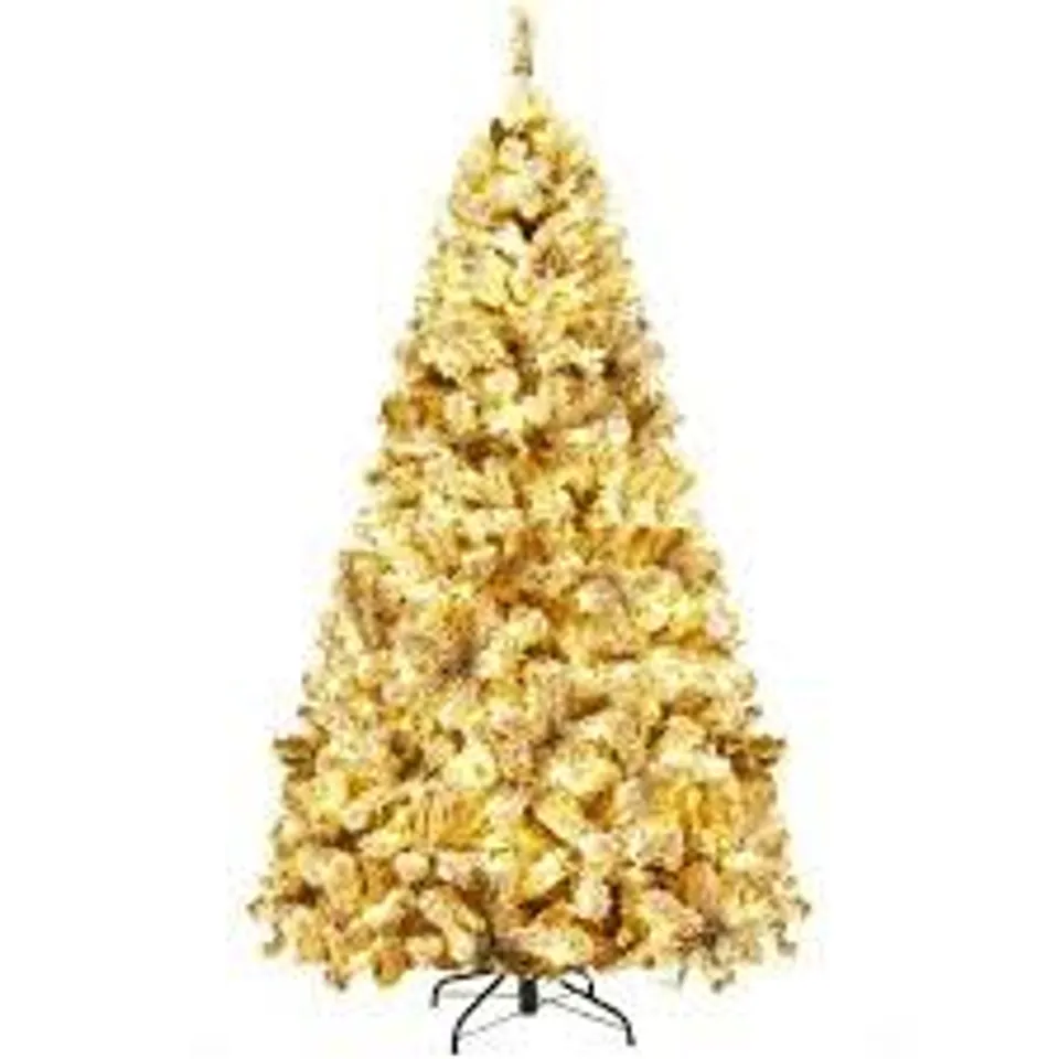 BOXED LIGHTED ARTIFICIAL PINE CHRISTMAS TREE