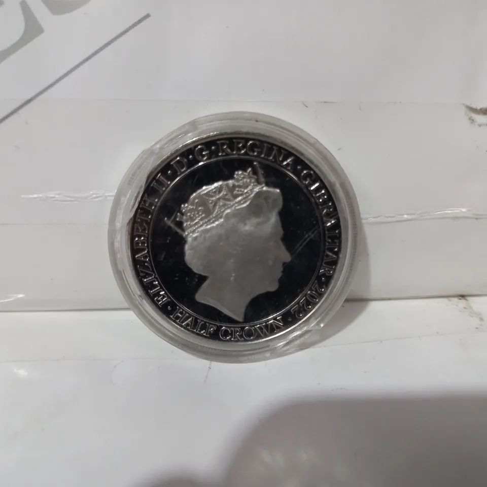 FALKLANDS "THE RIGHT TO LIVE IN PEACE" ELIZABETH II COMMEMORATIVE COIN