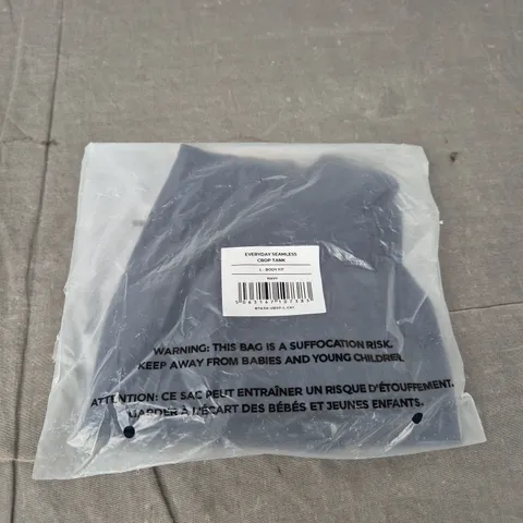 BAGGED GYMSHARK EVERYDAY SEAMLESS CROP TANK - SIZE LARGE