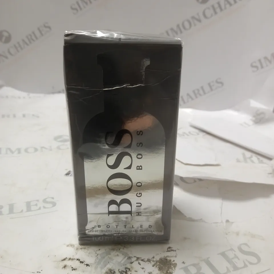 BOXED AND SEALED HUGO BOSS BOTTLED EAU DE TOILETTE 100ML