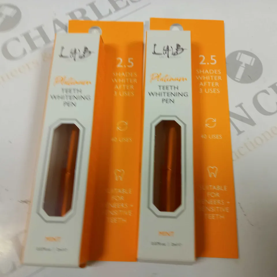 LAB TEETH WHITENING PEN DUO IN MINT - 2ML EACH