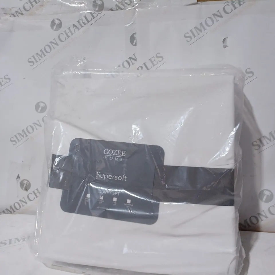 SUPERSOFT BY COZEE HOME 4 PIECE DUVET SET - DOUBLE SIZE