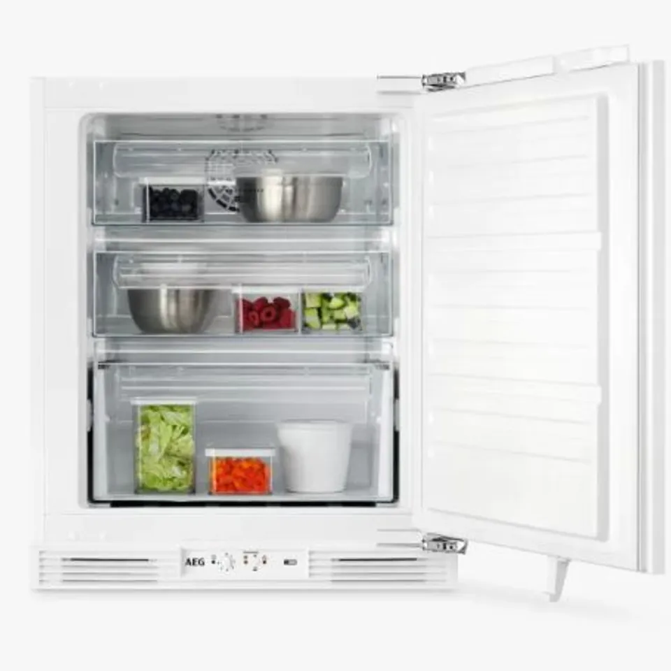 AEG OAB7N82EF INTEGRATED UNDER COUNTER FREEZER, WHITE