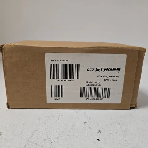 BOXED STAGES SIC2 BLUETOOTH/ANT+ CONSOLE