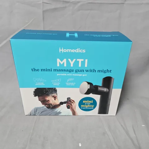 HOMEDICS MYTI MINI MASSAGE GUN – BOXED HANDHELD MASSAGER