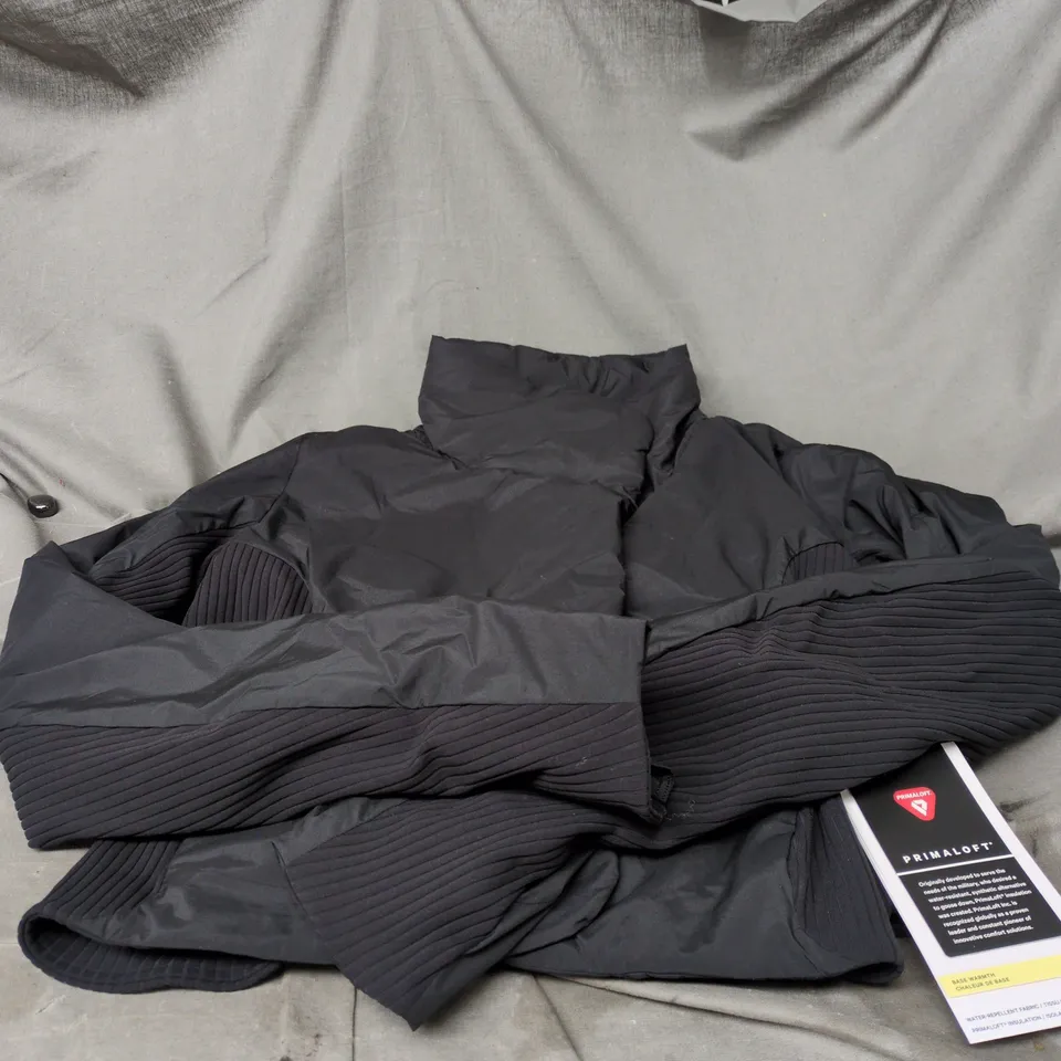 LULULEMON SLEEK CITY JACKET - BLACK, PRIMALOFT INSULATION, WATER-REPELLENT (UK 4)