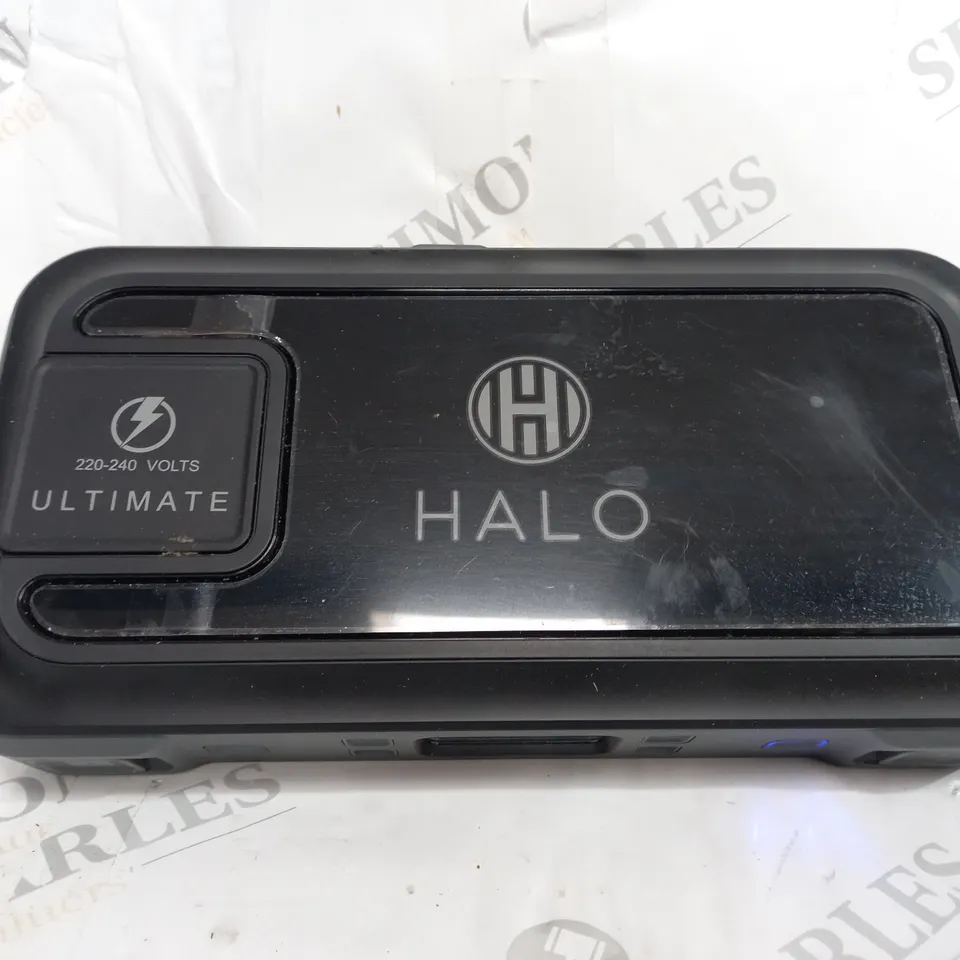 BOXED HALO BOLT ULTIMATE POWER BANK W/JUMP STARTER AIR COMPRESSOR & AC OUTLET