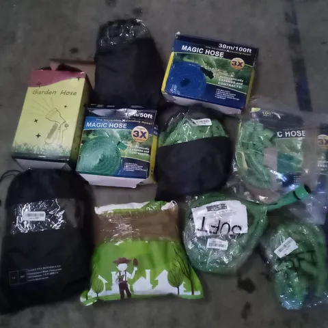 PALLET OF ASSORTED GARDEN HOSES