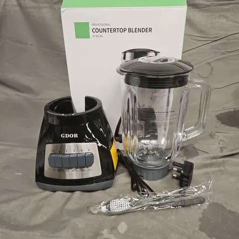 BOXED GDOR COUNTERTOP BLENDER IN BLACK - COLLECTION ONLY