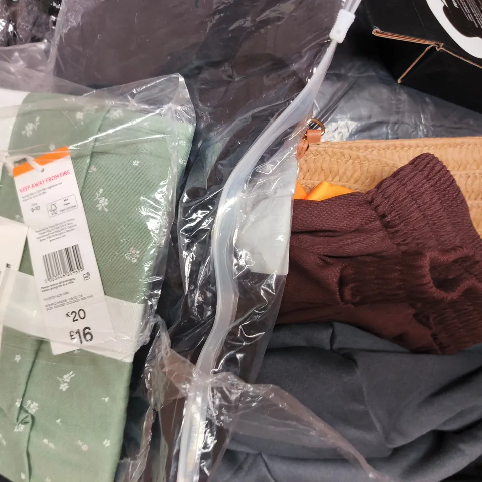 APPROXIMATELY 20 ASSORTED CLOTHING AND FASHION PRODUCTS IN VARIOUS STYLES AND SIZES - COLLECTION ONLY