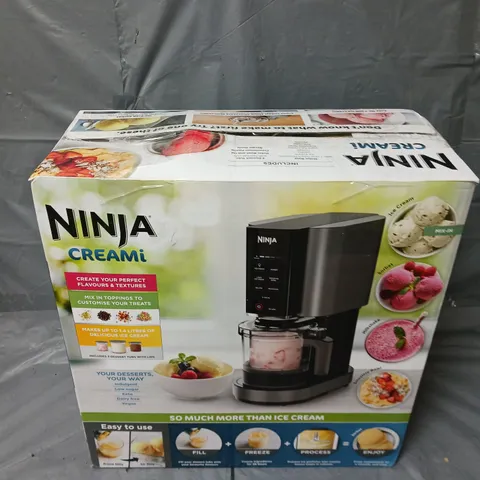 BOXED NINJA CREAMI ICE CREAM & FROZEN DESSERT MAKER NC300UK