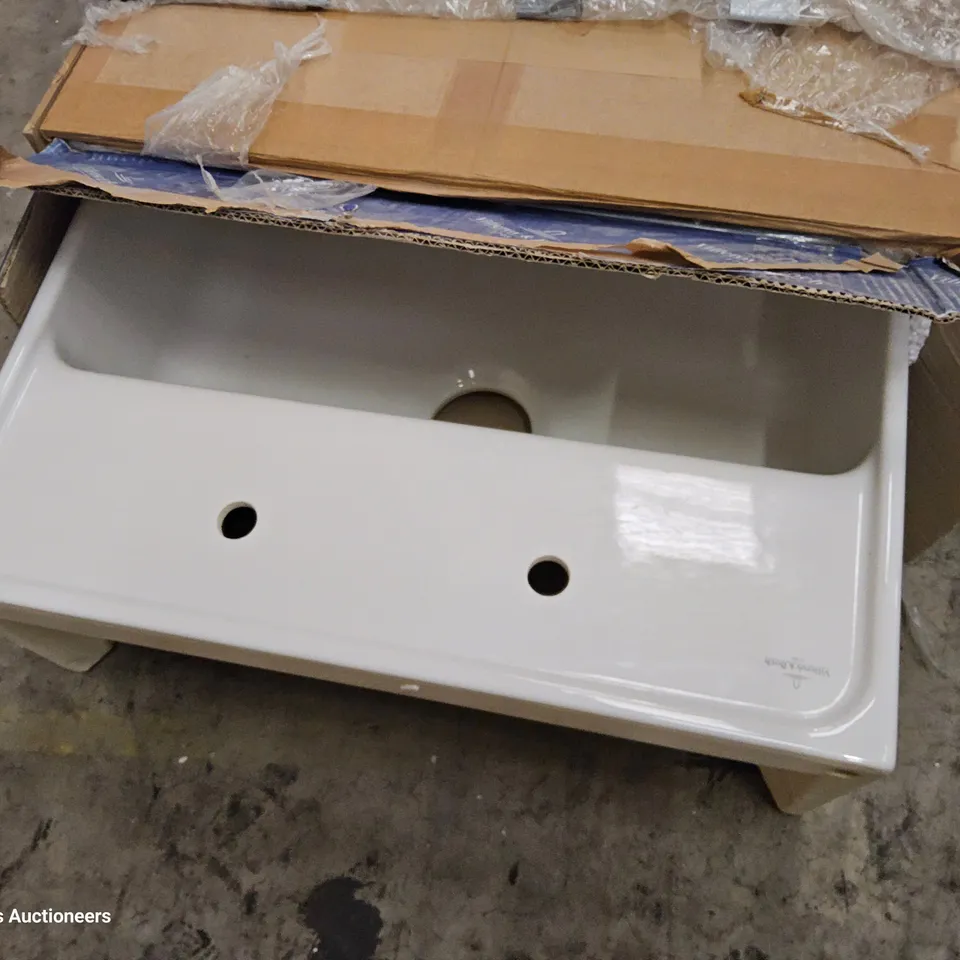 BOXED VILLEROY & BOCH 500mm WHITE CERAMIC SINK