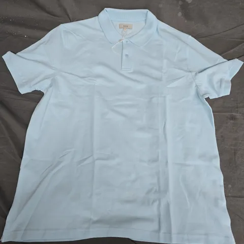 MOSS POLO SHIRT – LIGHT BLUE – UK L