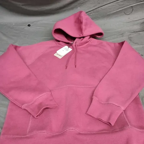 Carhartt Hooded Sweatshirt – Pink, Size M