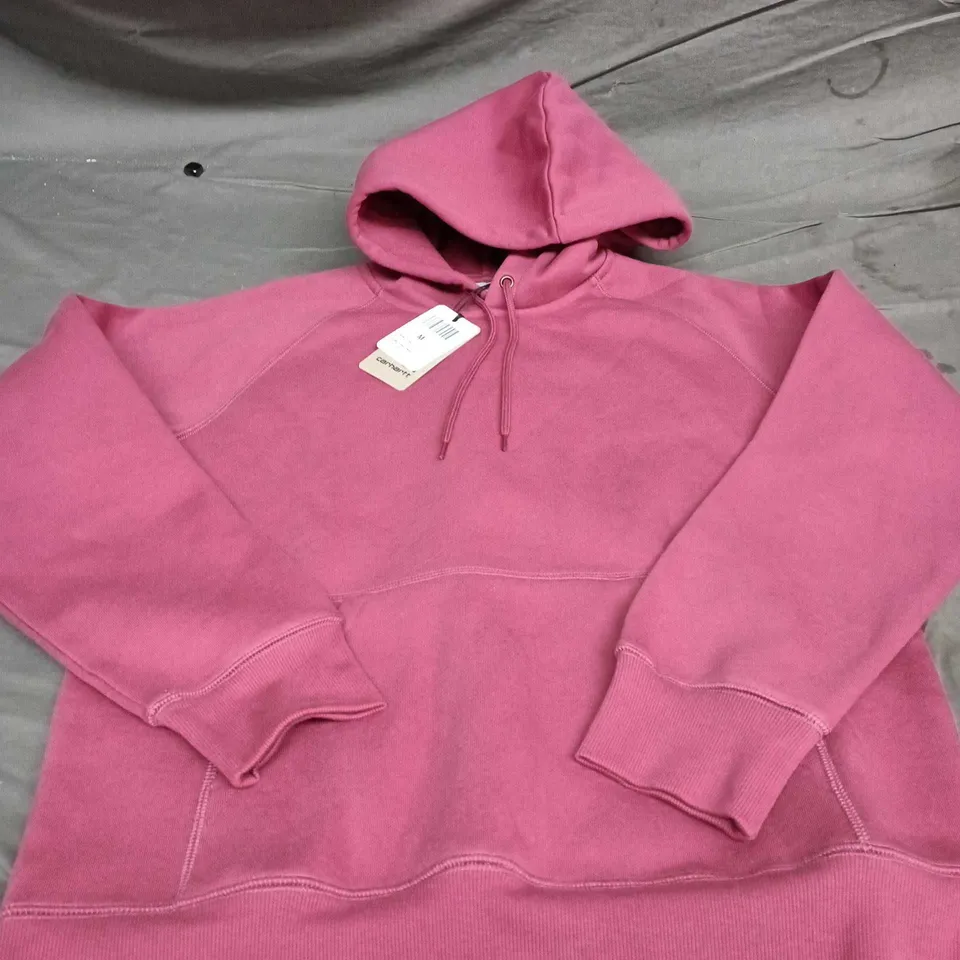 Carhartt Hooded Sweatshirt – Pink, Size M