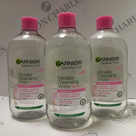 BOX OF APPROX 6 X 700ML GARNIER SKINACTIVE MICELLAR CLEANSING WATER