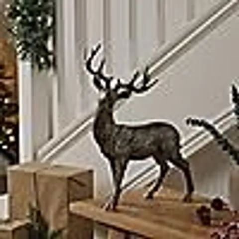 MY HOME STORIES PREMIUM ANTIQUE BRUSHED STAG DECORATION 