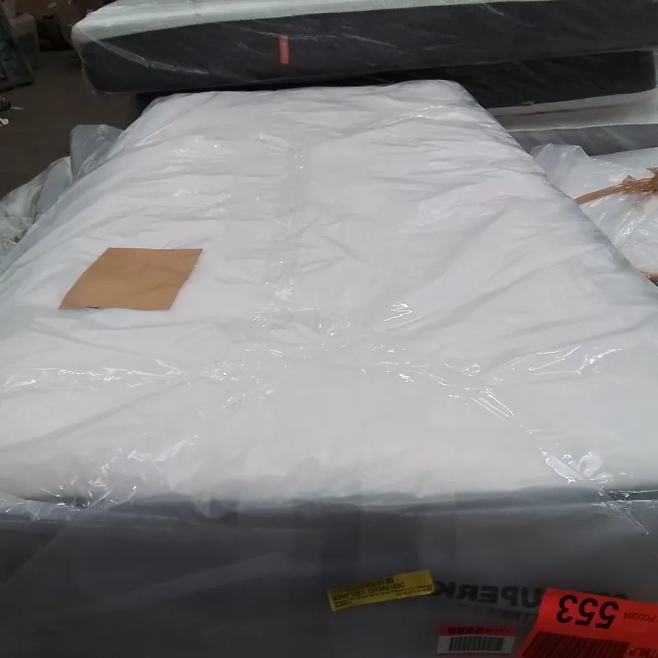 QUALITY BAGGED GEHTMANN 26CM THICK MEDIUM HYBRID SPRUNG PILLOW TOP MATTRESS 