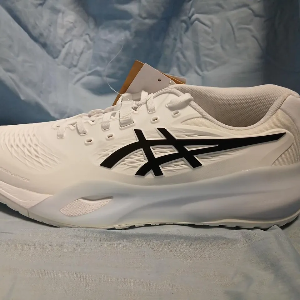 ASICS GEL-RESOLUTION X WHITE SNEAKERS UK 9.5 