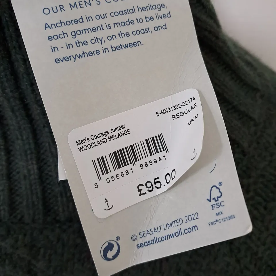 SEASALT CORNWALL MENS COURAGE JUMPER UK M REG