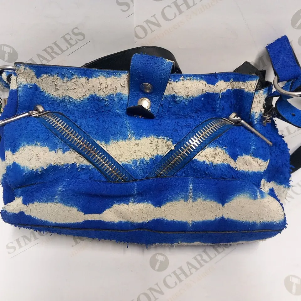 KENZO PARIS DEEP SEA BLUE SHOULDER BAG