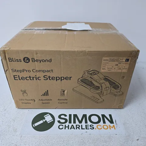 BOXED BLISS &BEYOND STEPPRO COMPACT ELECTRIC STEPPER