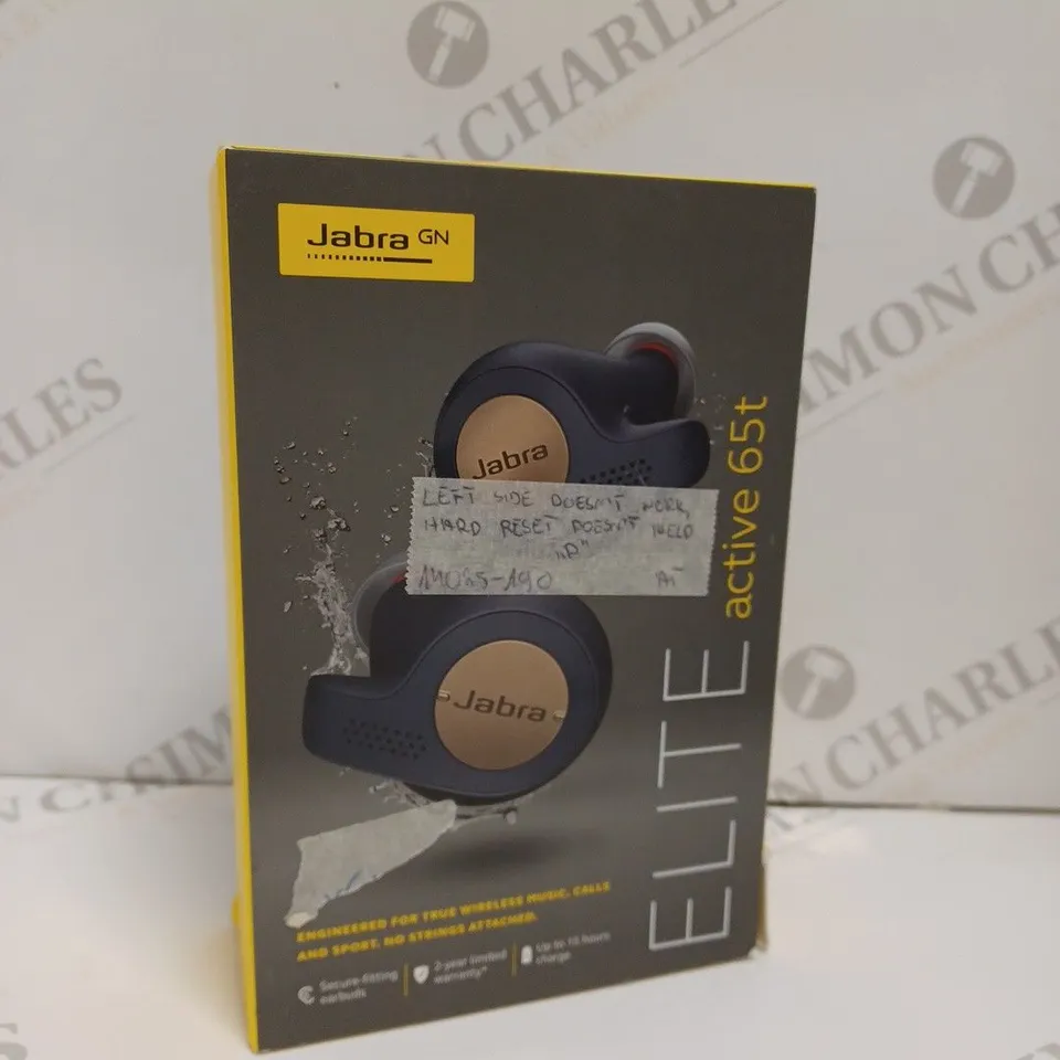 BOXED JABRA ELITE ACTIVE 65T EARBUDS