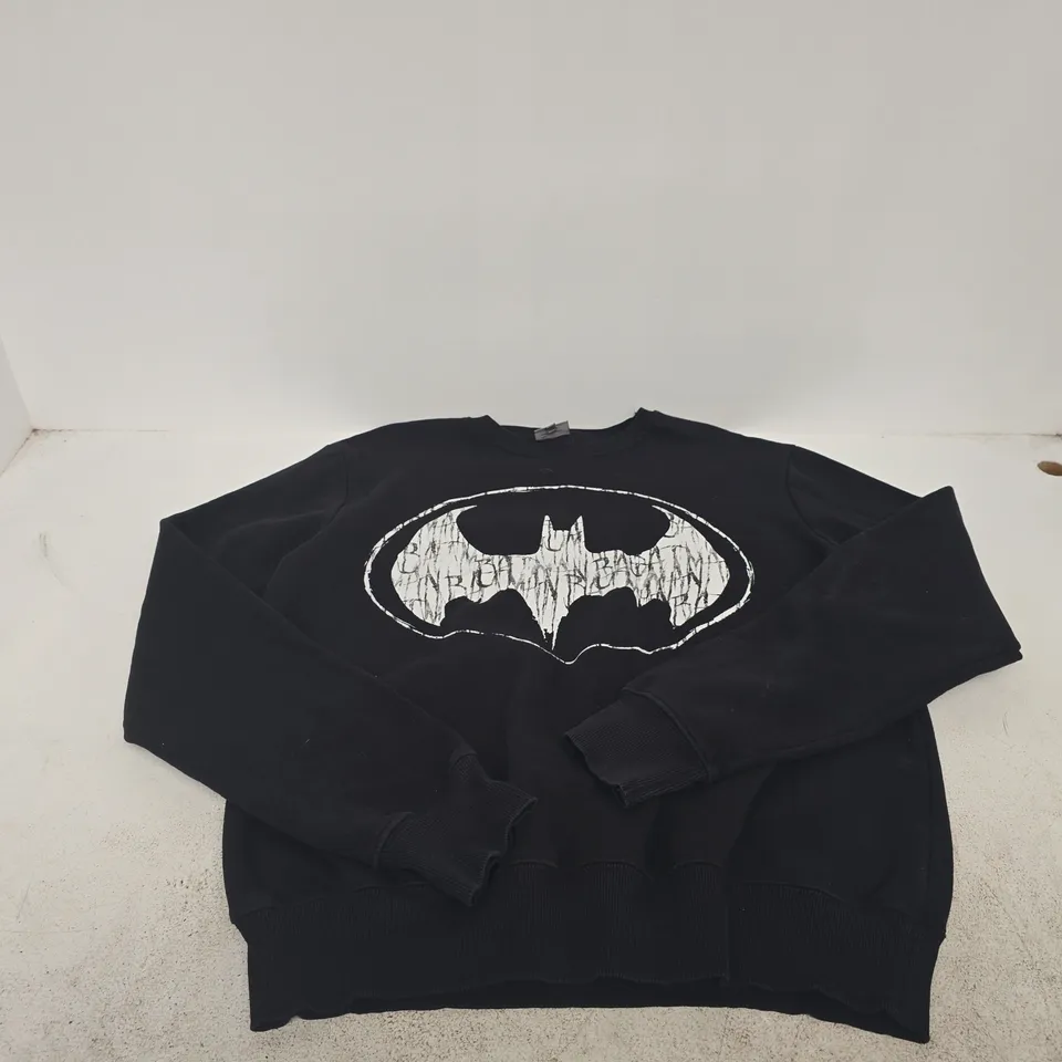 BATMAN BLACK LARGE JUMPER