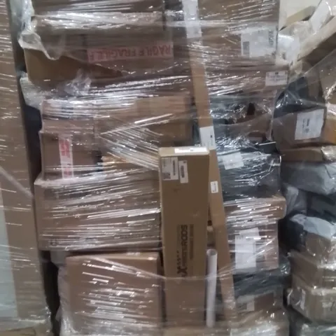 PALLET OF ASSORTED HOUSEHOLD GOODS AND PRODUCTS TO INCLUDE;SHOWER HEAD,VACUUM CLEANER,JUICER