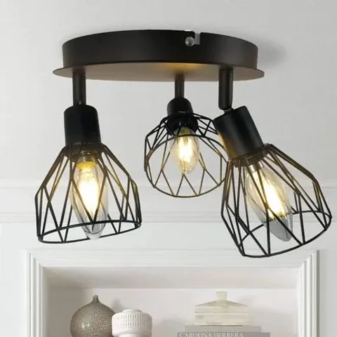 BOXED SEMI FLUSH MOUNT