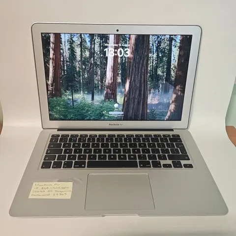 UNBOXED APPLE MACBOOK AIR I-7 8GB/256GB IN SILVER - A1466