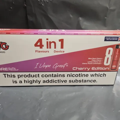 IVG 4 IN 1 FLAVOURS DEVICE CHERRY EDITION – VAPE KIT (NICOTINE) BOX OF 5