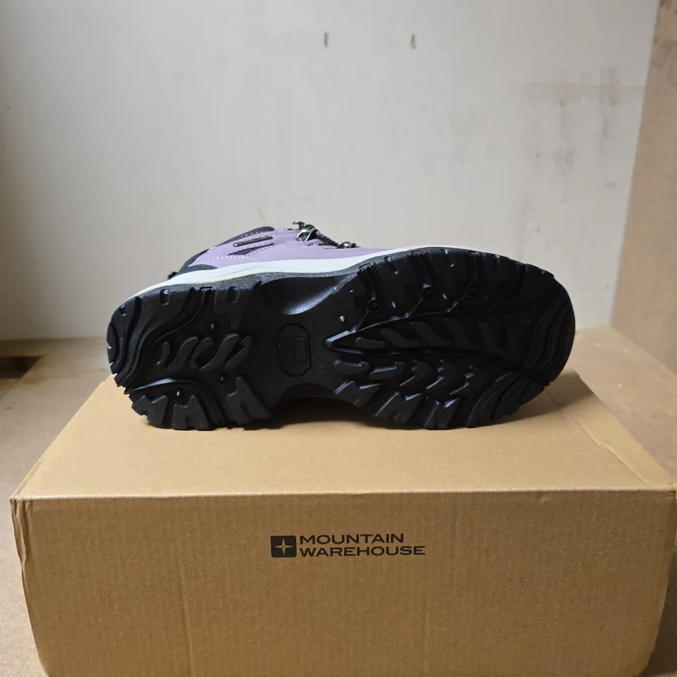 MOUNTAIN WAREHOUSE ADVENTURER WOMEN’S WATERPROOF WALKING BOOTS – LILAC, UK 6