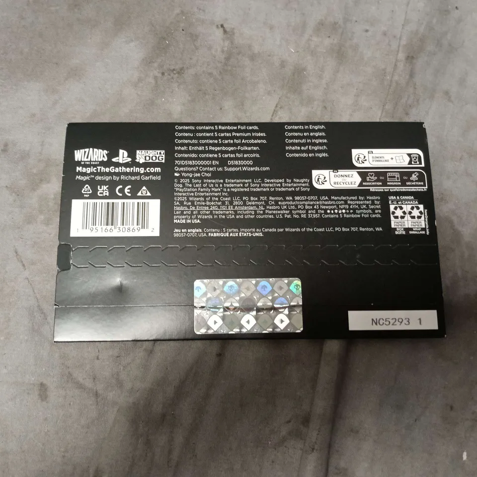 SEALED MAGIC THE GATHERING SECRET LAIR X THE LAST OF US: PART 2 RAINBOW FOIL EDITION 