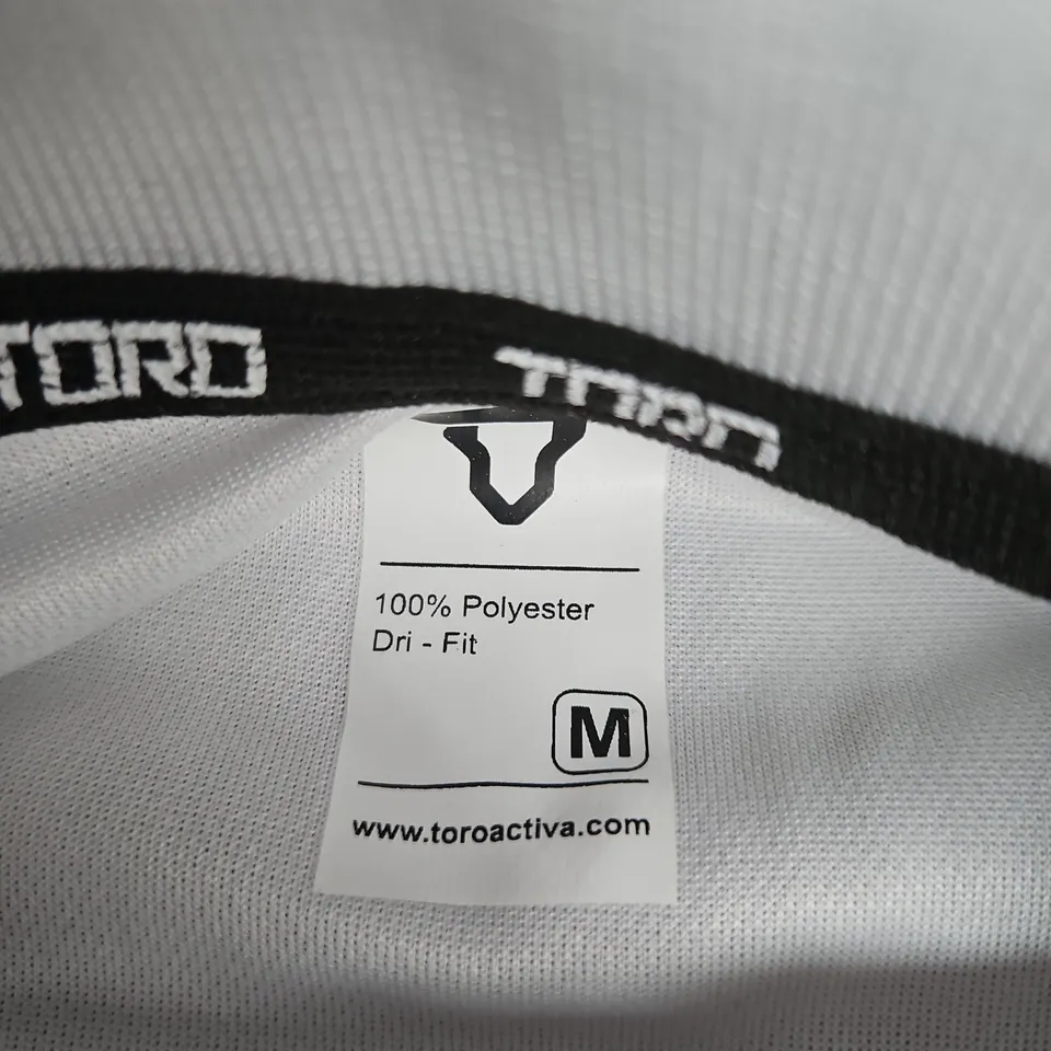 TORO ACTIVA POLO SHIRT - WHITE, MEDIUM
