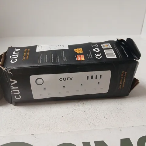 CURV SMART 4‑PLUG EXTENSION LEAD – BOXED