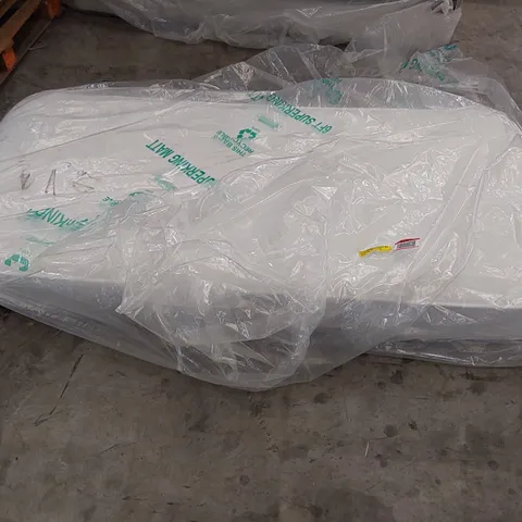 QUALITY BAGGED BIBEAU DEEP QUILTED HYBRID OPEN COIL 3FT MATTRESS